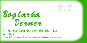 boglarka derner business card